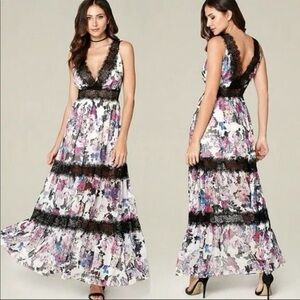 Floral Lace Maxi Dress
